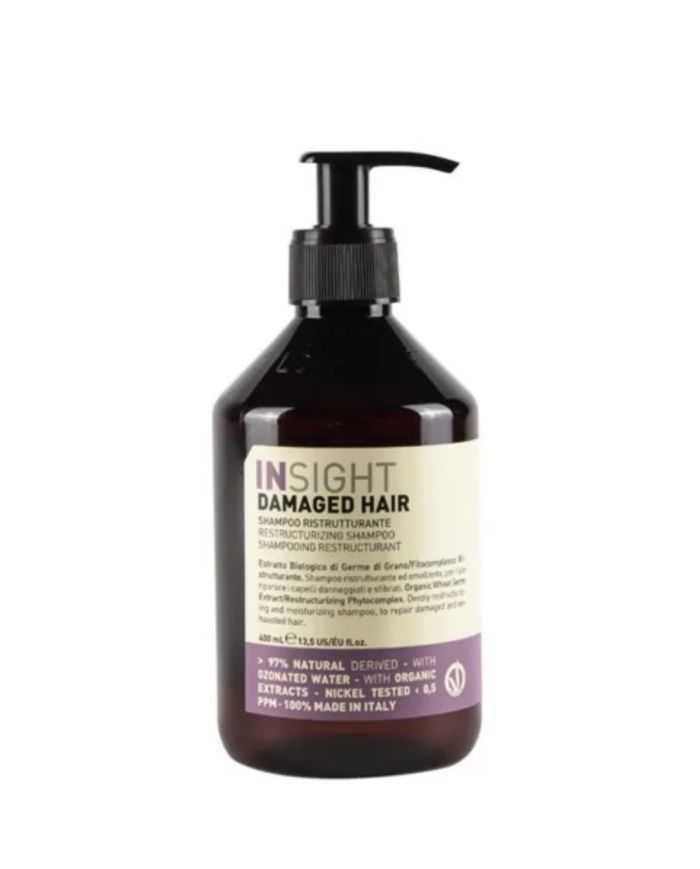 INSIGHT DAMAGED HAIR SHAMPOOING RESTRUCTURANT 400 ML - INSIGHT