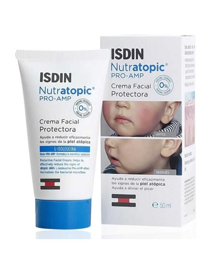 ISDIN NUTRATOPIC PRO AMP CREME PROTECTRICE VISAGE 50 ML - ISDIN