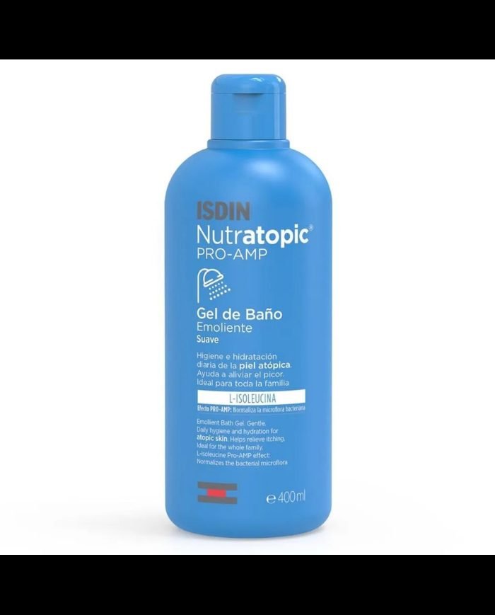 ISDIN NUTRATOPIC PRO AMP GEL DE BAIN EMOLLIENT PEAUX 400 ML - ISDIN