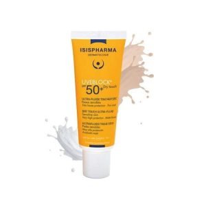 ISISPHARMA UVEBLOCK ULTRA FLUIDE SPF 50 DRY TOUCH TEINTE CLAIRE 40 ML - ISISPHARMA