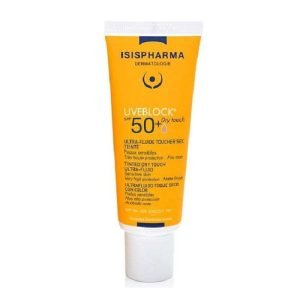 ISISPHARMA UVEBLOCK SPF 50+ ULTRA FLUIDE TOUCHER SEC TEINTE MEDIUM 40 ML - ISISPHARMA