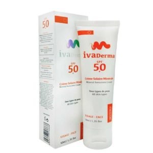 IVADERMA SPF 50+ Creme solaire minerale - IVADERMA