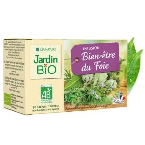 JARDIN BIO INFUSION BIEN ETRE DU FOIE 20 SACHETS - JARDIN BIO