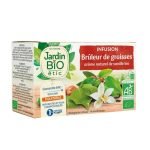JARDIN BIO INFUSION BRULEUR DE GRAISSES AROME NATUREL DE VANILLE BIO 20 SACHETS - JARDIN BIO
