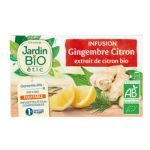 JARDIN BIO INFUSION GINGEMBRE CITRON 20 SACHETS - JARDIN BIO