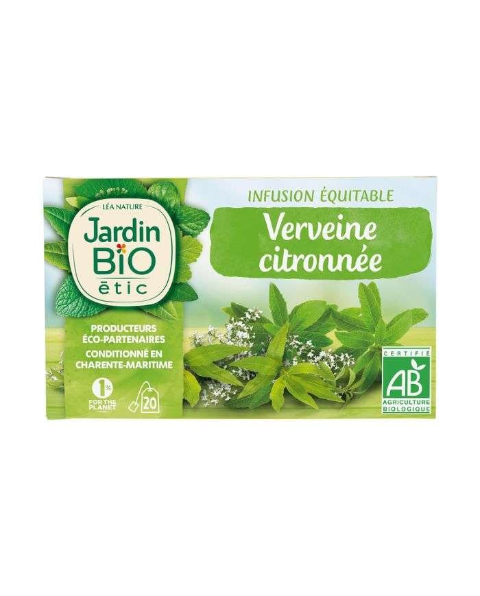 JARDIN BIO INFUSION VERVEINE CITRONNEE 20 SACHETS - JARDIN BIO