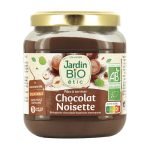 JARDIN BIO PATE A TARTINER CHOCOLAT ET NOISETTES 350 G - JARDIN BIO