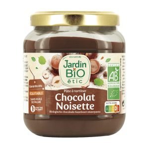 JARDIN BIO PATE A TARTINER CHOCOLAT ET NOISETTES 350 G - JARDIN BIO