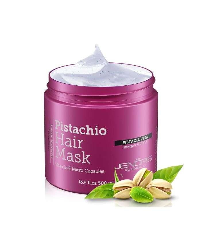 JENORIS PROFESSIONNELLE MASQUE CAPILLAIRE A LA PISTACHE 500ML - JENORIS