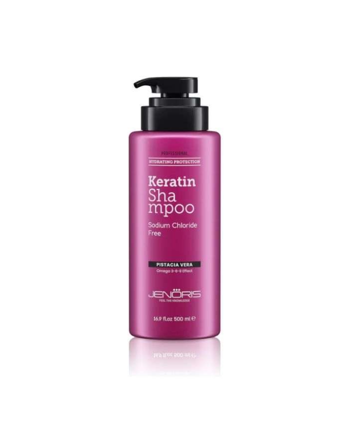 JENORIS PROFESSIONNELLE SHAMPOOING KERATINE SANS CHLORURE DE SODIUM 500ML - JENORIS