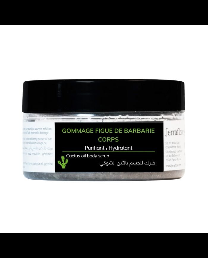 JERRAFLORE GOMMAGE FIGUE DE BARBARIE PURIFIANT HYDRATANT CORPS 100 G - JERRAFLORE