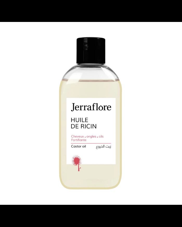 JERRAFLORE HUILE DE RICIN FORTIFIANTE CHEVEUX ONGLES ET CILS 50 ML - JERRAFLORE