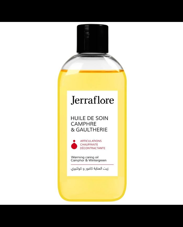 JERRAFLORE HUILE DE SOIN CAMPHRE ET GAULTHERIE 100 ML - JERRAFLORE