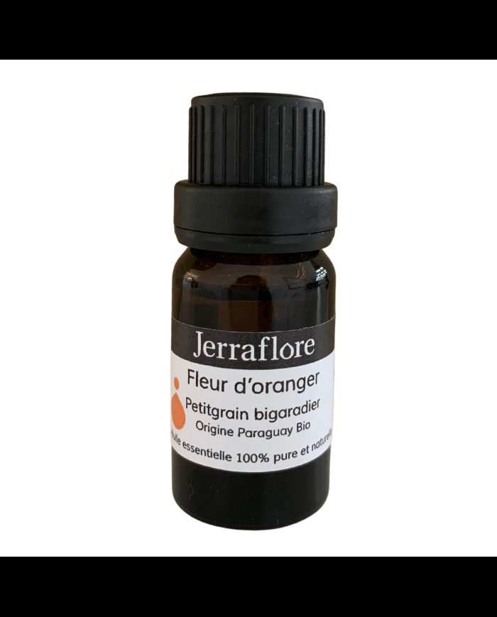 JERRAFLORE HUILE ESSENTIELLE FLEUR D’ORANGER PETITGRAIN BIGARADIER 10 ML - JERRAFLORE