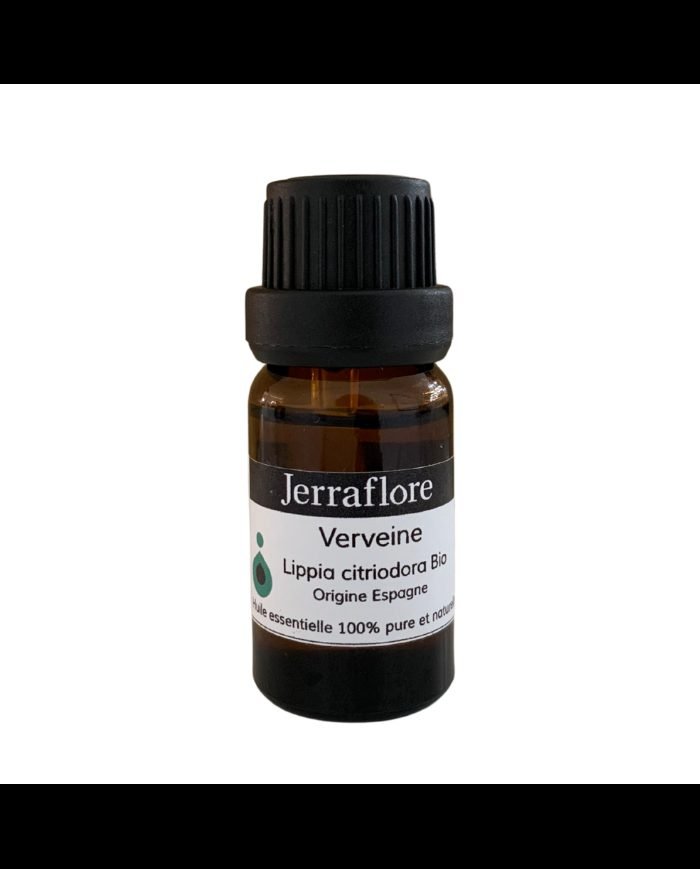 JERRAFLORE HUILE ESSENTIELLE VERVEINE LIPPIA CITRIODORA BIO 10 ML - JERRAFLORE