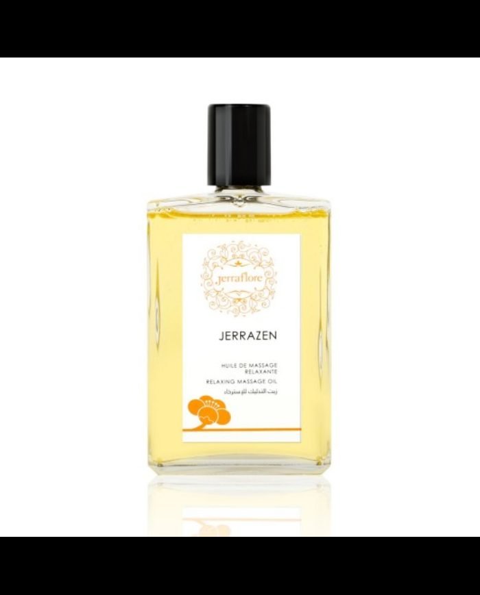 JERRAFLORE JERRAZEN HUILE DE MASSAGE RELAXANTE 100 ML EN VERRE - JERRAFLORE