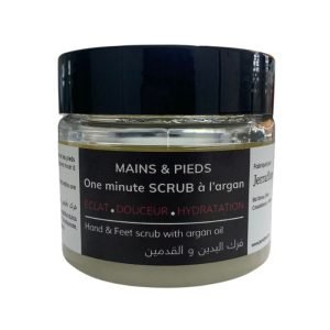 JERRAFLORE MAINS ET PIEDS ONE MINUTE SCRUB A L ARGAN 150 ML - JERRAFLORE