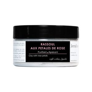 JERRAFLORE RASSOUL AU PETAL ROSE PURIFIANT APAISANT 120 G - JERRAFLORE