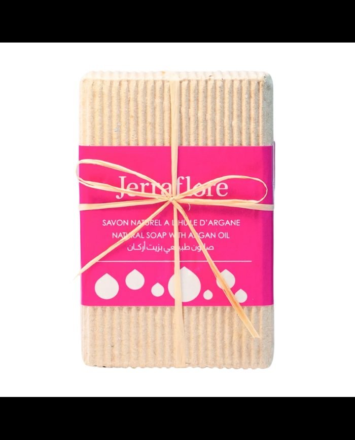 JERRAFLORE SAVON NATUREL A L HUILE D ARGANE 100 G - JERRAFLORE
