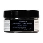 JERRAFLORE SAVON NOIR AUX HUILES ESSENTIELLES PURIFIANT TONIFIANT 100 G - JERRAFLORE