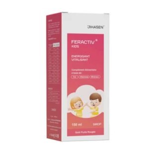 JIHASEN FERACTIV ENFANTS SIROP ENERGISANT VITALISANT 150ML GOUT FRUITS ROUGES - JIHASEN