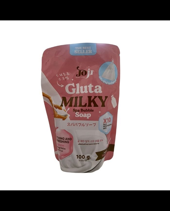 JOJI GLUTA MILKY SPPA BUBBLE SOAP 100 G - JOJI