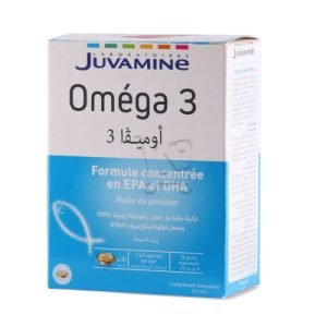 JUVAMINE OMEGA 3 FORMULE CONCENTRE EN EPA ET DHA 30 CAPSULES - JUVAMINE