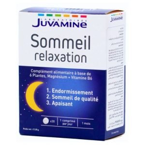 JUVAMINE SOMMEIL RELAXATION VITAMINE B 6 PLUS MAGNESIUM 30 COMPRIMES - JUVAMINE