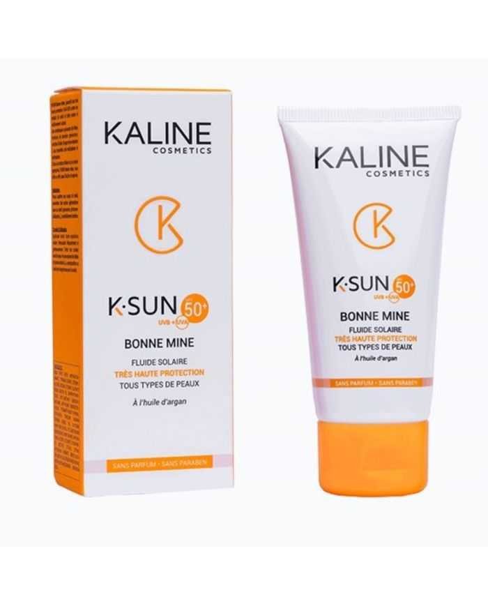 KALINE ECRAN SOLAIRE BONNE MINE 50 ML SPF50 TOUS TYPES DE PEAUX - KALINE