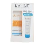 KALINE K SUN CREME HYDRATANTE DOREE 50 ML ET COLD CREAM K AQUA 50 ML OFFERTE - KALINE