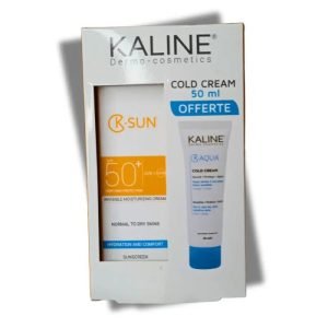 KALINE K SUN CREME INVISIBLE SPF 50+ 50 ML ET COLD CREAM K AQUA 50 ML OFFERTE - KALINE
