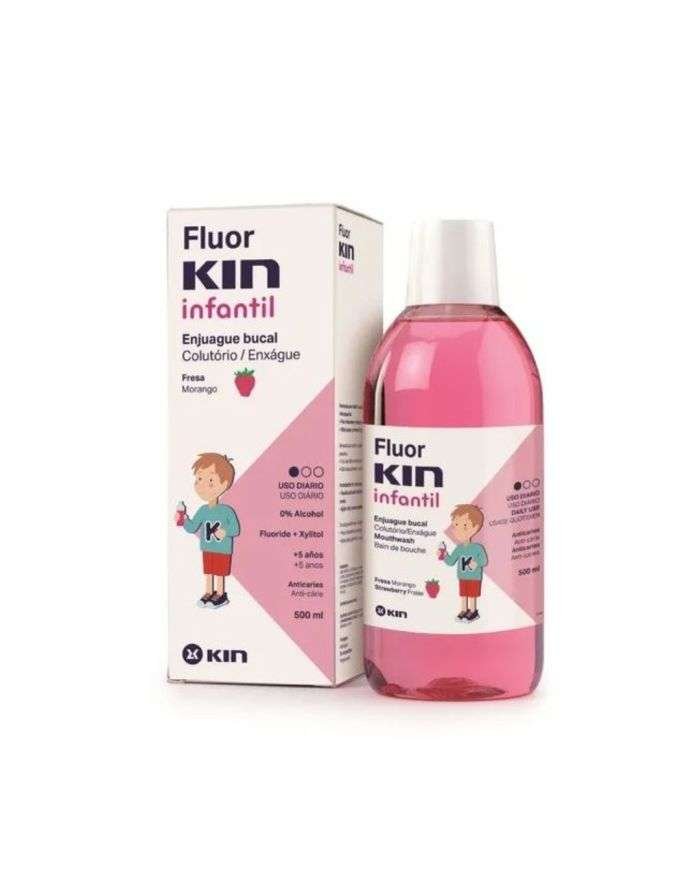 KIN BAIN DE BOUCHE ENFANT GOUT FRAISE 500 ML - KIN