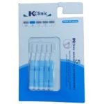 KIN KCLINIC BROSSETTES INTERDENTAIRES BLEU 0.8 MM 5 UNITES - KIN