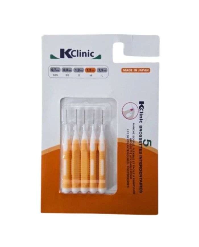 KIN KCLINIC BROSSETTES INTERDENTAIRES ORANGE 1.2 MM 5 UNITES - KIN