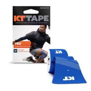 KT TAPE PRO TISSU SYNTHETIQUE ULTRA RESPIRANT 20 STRIPS 5.1 X 25.4 CM SONIC BLEU - KT TAPE