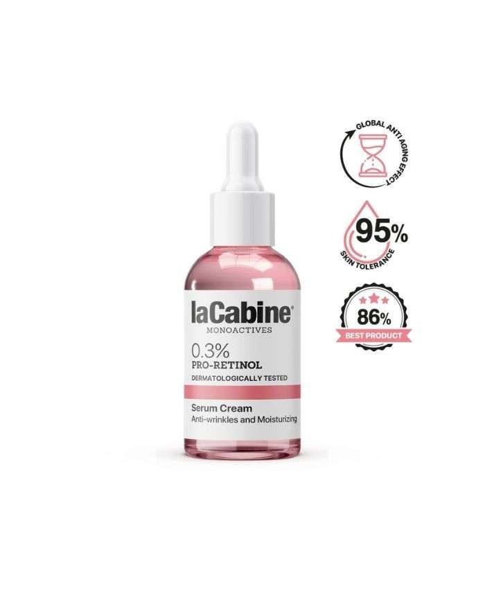 LA CABINE 0.3 PRO RETINOL 2 EN 1 SERUM ET CREME 30 ML - LA CABINE