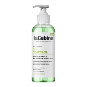 LA CABINE OIL CONTROL NETTOYANT VISAGE SALICYLIC ACID+NIACINAMID+ZINC PCA 250 ML - LA CABINE