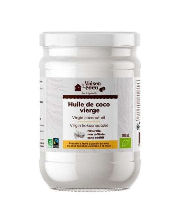 LA MAISON DU COCO HUILE DE COCO VIERGE 700 ML - LA MAISON DU COCO