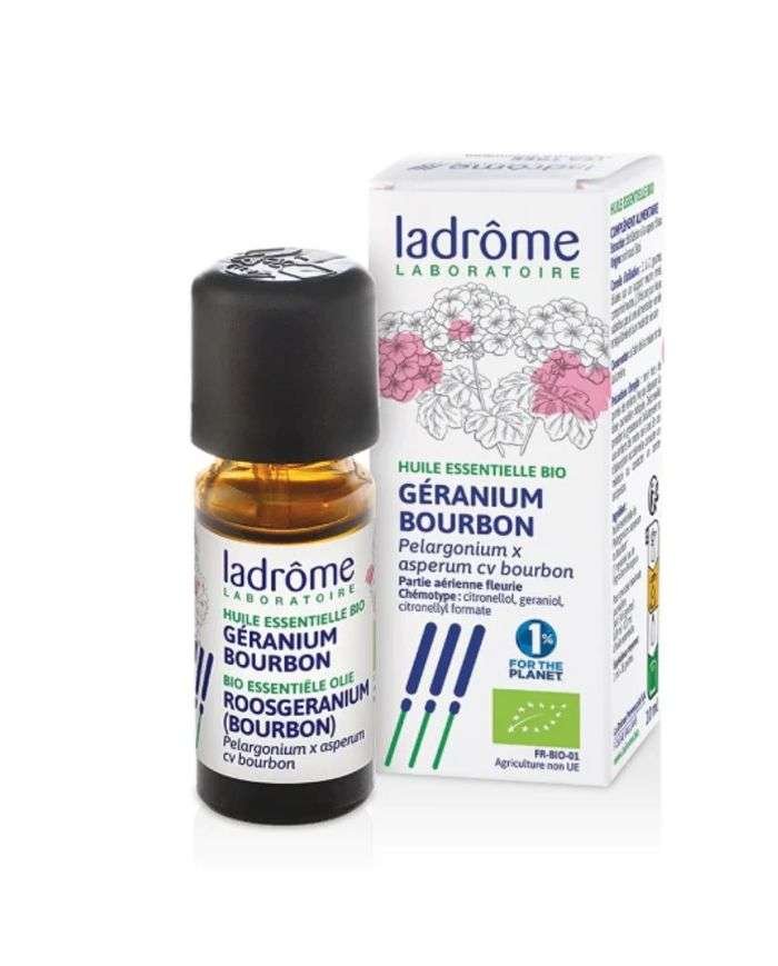 LADROME HUILE ESSENTIELLE BIO GERANIUM BOURBON - LADROME