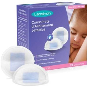 LANSINOH COUSSINETS D&rsquo;ALLAITEMENT JETABLES 24 PIECES - LANSINOH