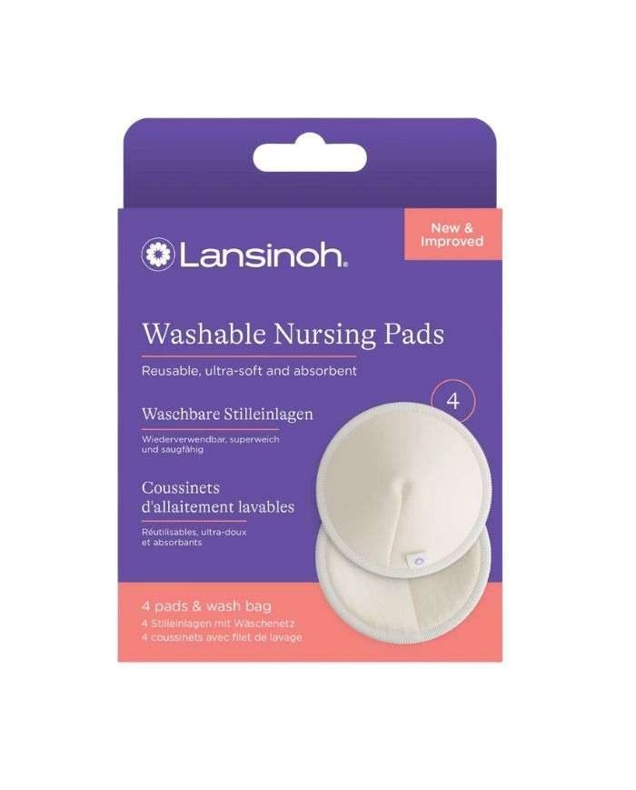 LANSINOH COUSSINETS D’ALLAITEMENT LAVABLES 4 - LANSINOH