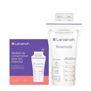 LANSINOH SACHETS DE CONSERVATION DE LAIT MATERNEL 50 SACHETS PRE STERILISES - LANSINOH