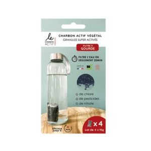 LE CHARBON ACTIF FRANÇAIS CHARBON ACTIF GRANULE 4X 15 G - LE CHARBON ACTIF FRANÇAIS
