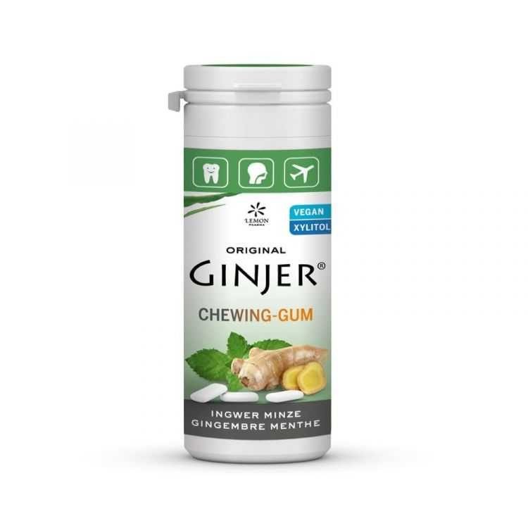LEMON PHARMA CHEWING GUM GINGER MINT 30 Gg - LEMON PHARMA
