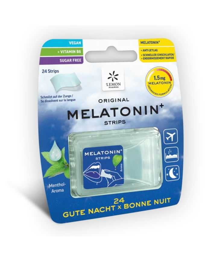 LEMON PHARMA ORIGINAL MELATONIN + 24 STRIPS BONNE NUIT - LEMON PHARMA