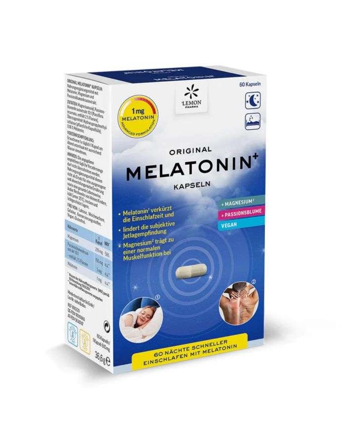 LEMON PHARMA ORIGINAL MELATONINE + 60 GELULES - LEMON PHARMA