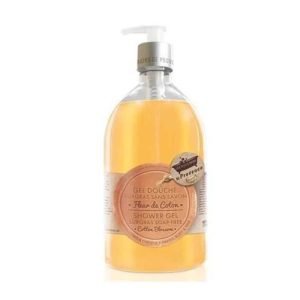 LES PETITS BAINS DE PROVENCE GEL DOUCHE SURGRAS FLEUR DE COTON 500 ML - LES PETITS BAINS DE PROVENCE