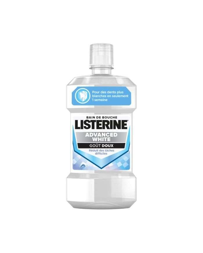 LISTERINE BAIN DE BOUCHE ADVANCED WHITE GOUT DOUX 250 ML - LISTERINE ZERO
