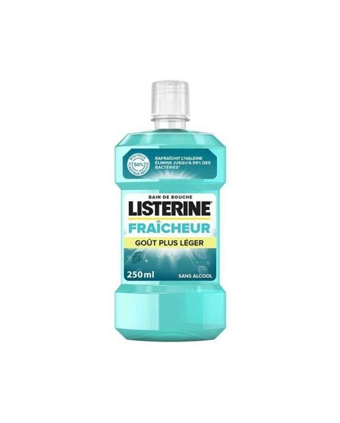 LISTERINE BAIN DE BOUCHE FRAICHEUR GOUT PLUS LEGER 250 ML - LISTERINE ZERO