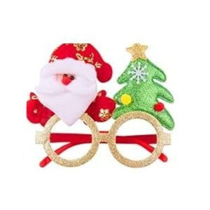 LUNETTE DE TETE NOEL PERE NOEL + SAPIN VERT - UNIVERSPARADISCOUNT
